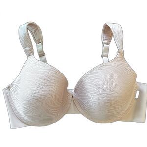 Vince Camuto Lace Overlay Underwire Bra Nude Supportive Comfort Secure 42C